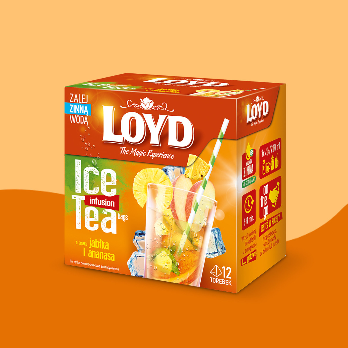 Ice Tea Loyd Jabłko i Ananas 12 torebek
