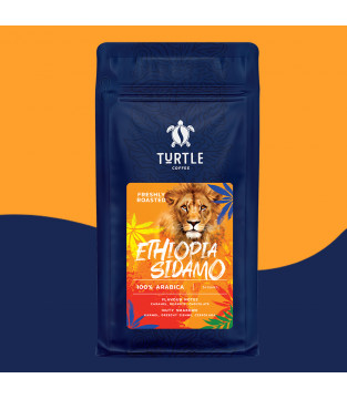 Kawa ziarnista, świeżo palona Ethiopia Sidamo - 1kg