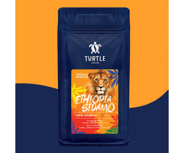 Kawa ziarnista, świeżo palona Ethiopia Sidamo - 1kg