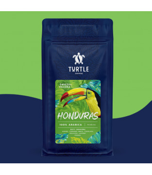 TURTLE Kawa ziarnista, świeżo palona Honduras - 200g