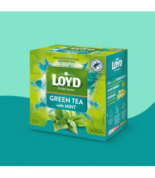 Loyd Green Tea with Mint, 20 tea bags