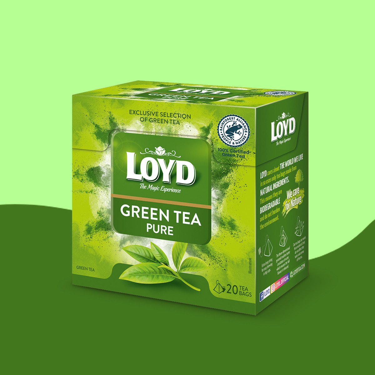 Herbata zielona Loyd Pure 20 torebek