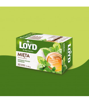 Loyd Mint Herbal Tea, 20 bags