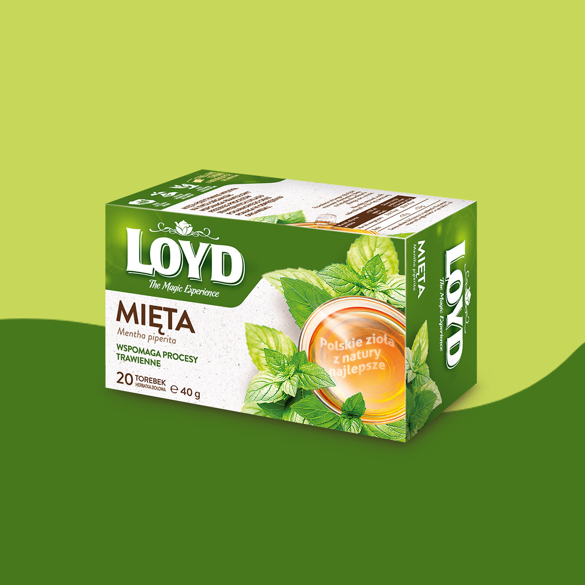 Loyd Mint Herbal Tea, 20 bags
