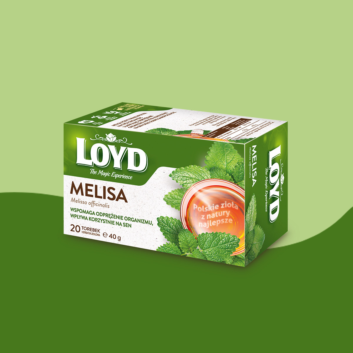 Loyd Lemon Balm Herbal Tea, 20 bags
