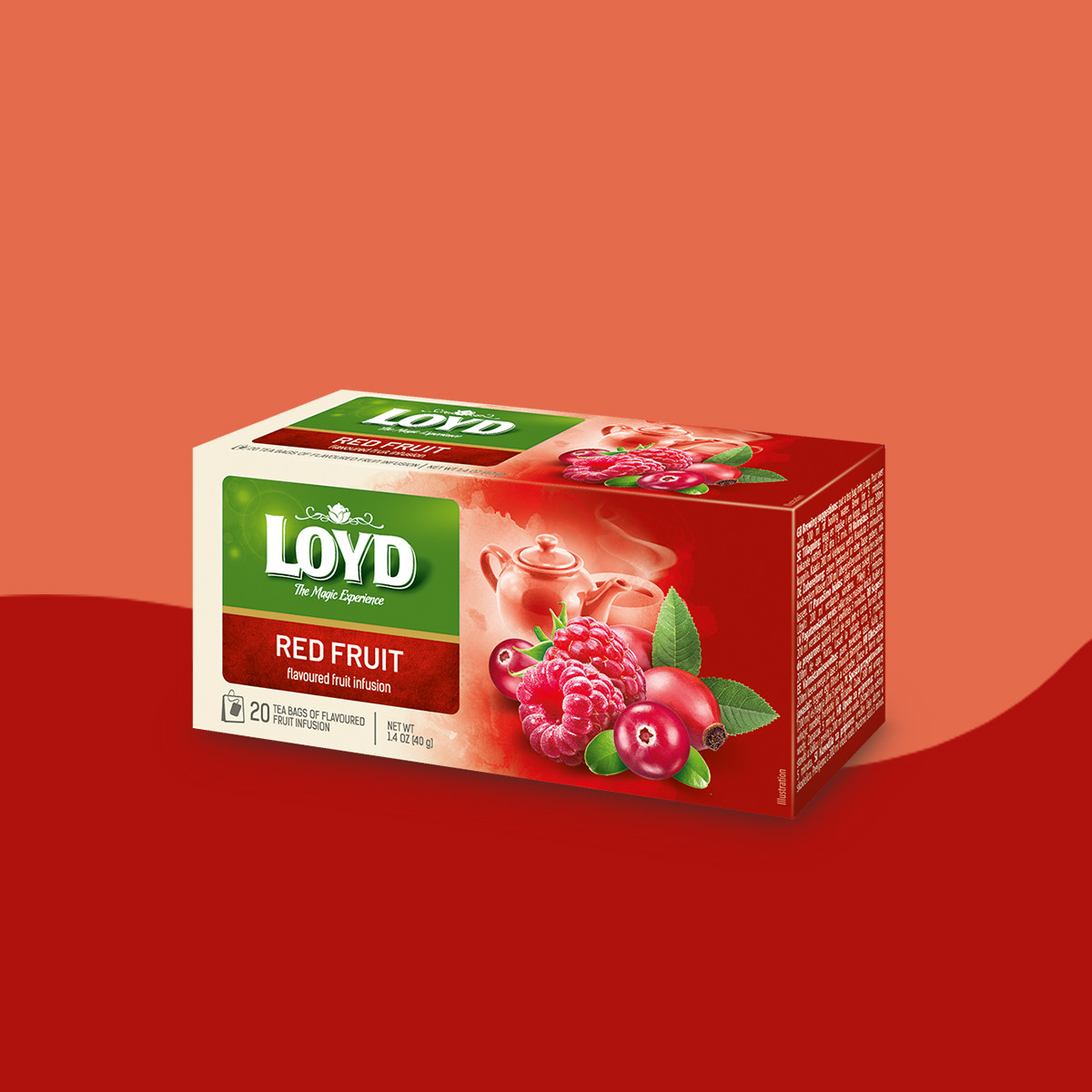 Loyd Red Fruits Fruit Tea, 20 bags
