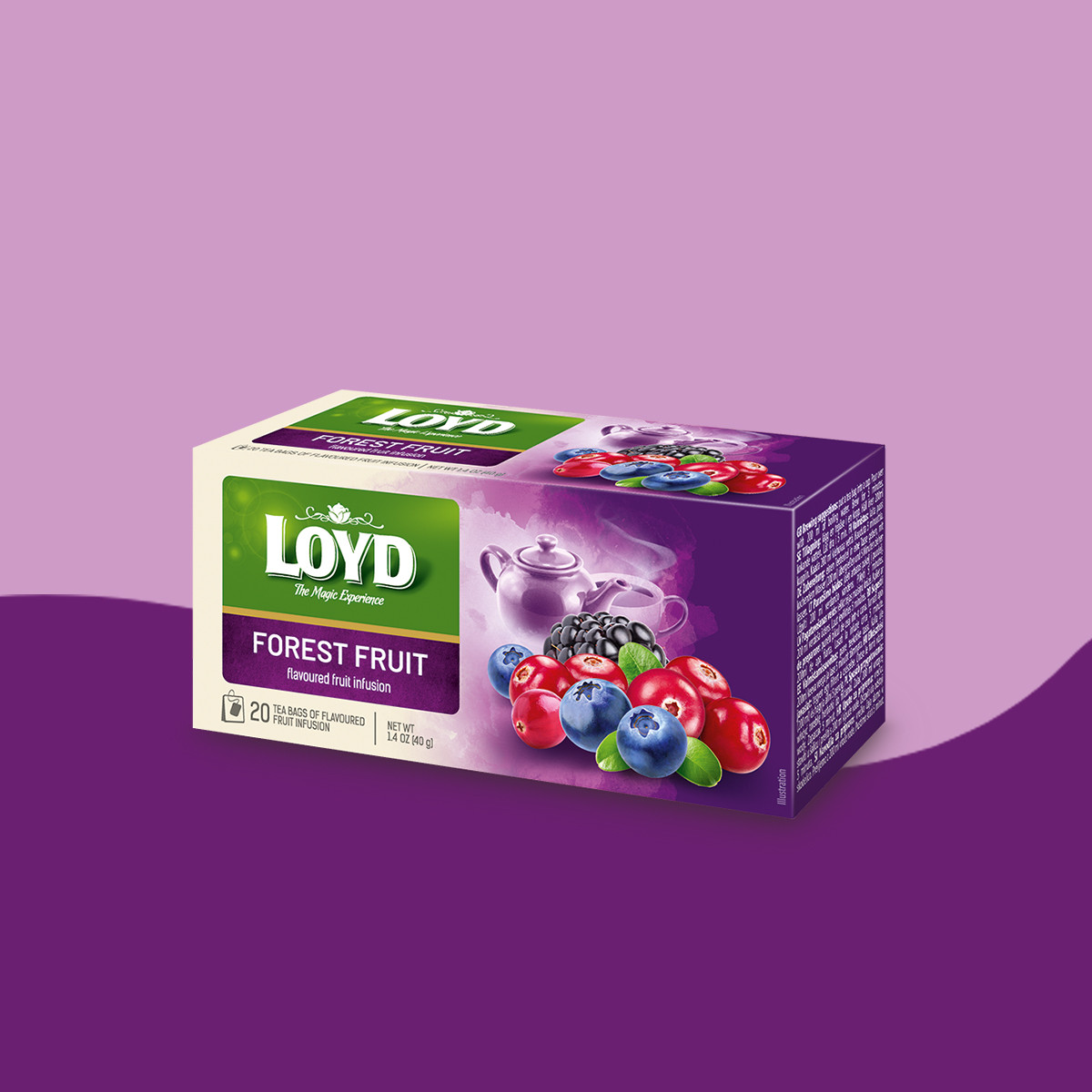 Herbatka owocowa Loyd Owoce leśne 20 torebek