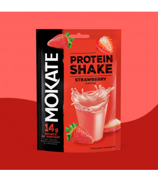 SHAKE PROTEIN MOKATE 54G*7 STRAWBERRY