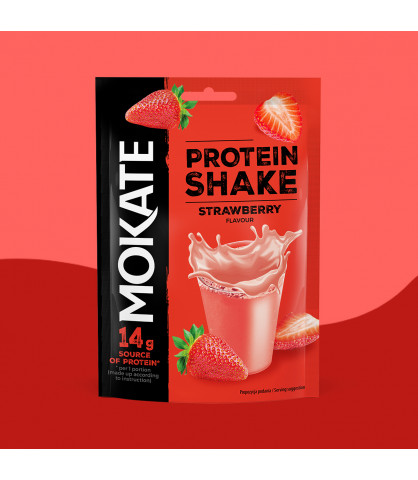 Mokate Shake Proteina Truskawka 54g