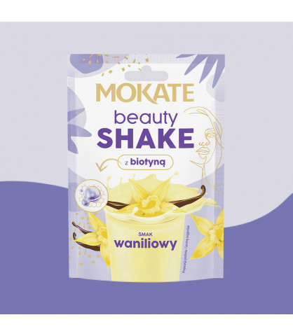 Mokate Beauty Shake z biotyną Wanilia