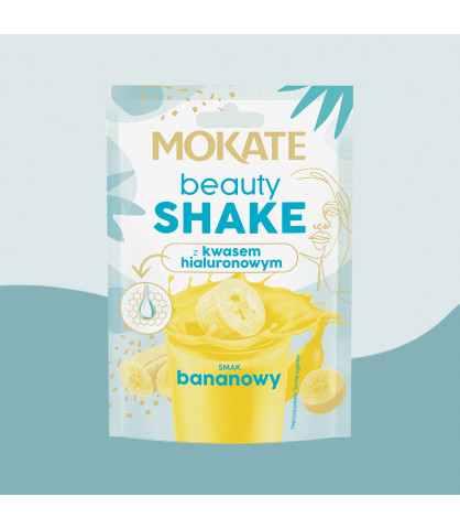 Beauty Shake Funkcjonalny Bananowy Mokate z Kwasem Hialuronowym 54g