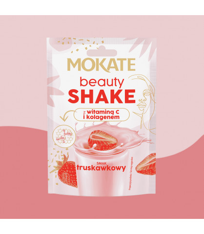 Mokate Beauty Shake z wit C i kolagenem Truskawka