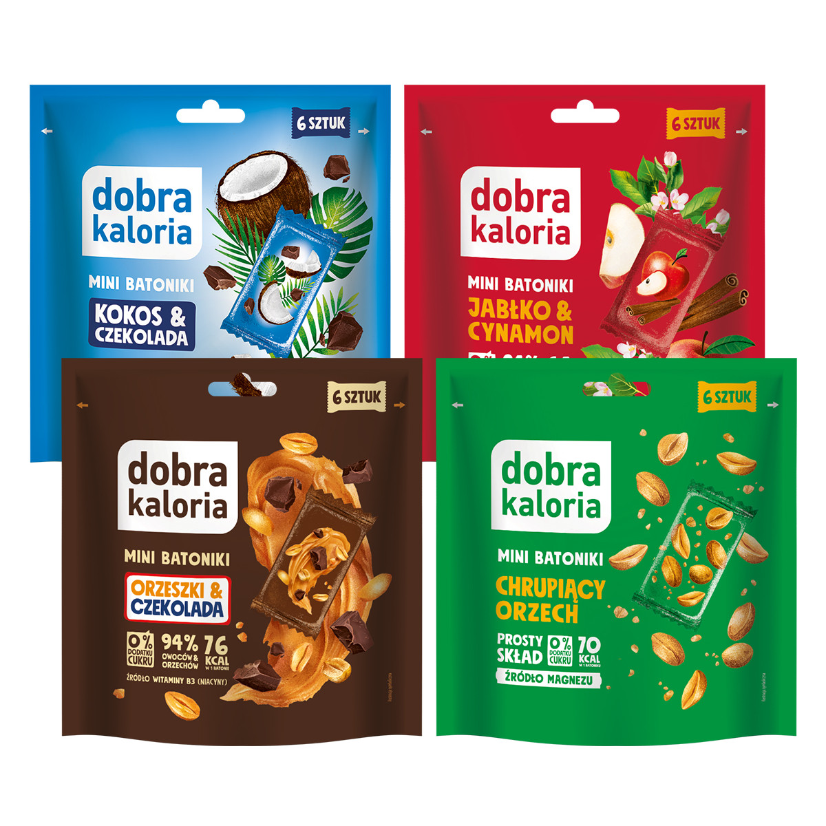 Mini Batoniki Mix 4PAK