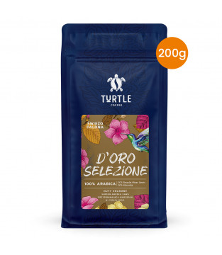 TURTLE Kawa ziarnista, świeżo palona D’oro selezione - 200g