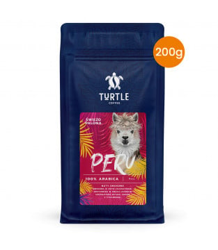 TURTLE Kawa ziarnista, świeżo palona Peru - 200g