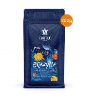 TURTLE Kawa ziarnista, świeżo palona Brazylia - 200g