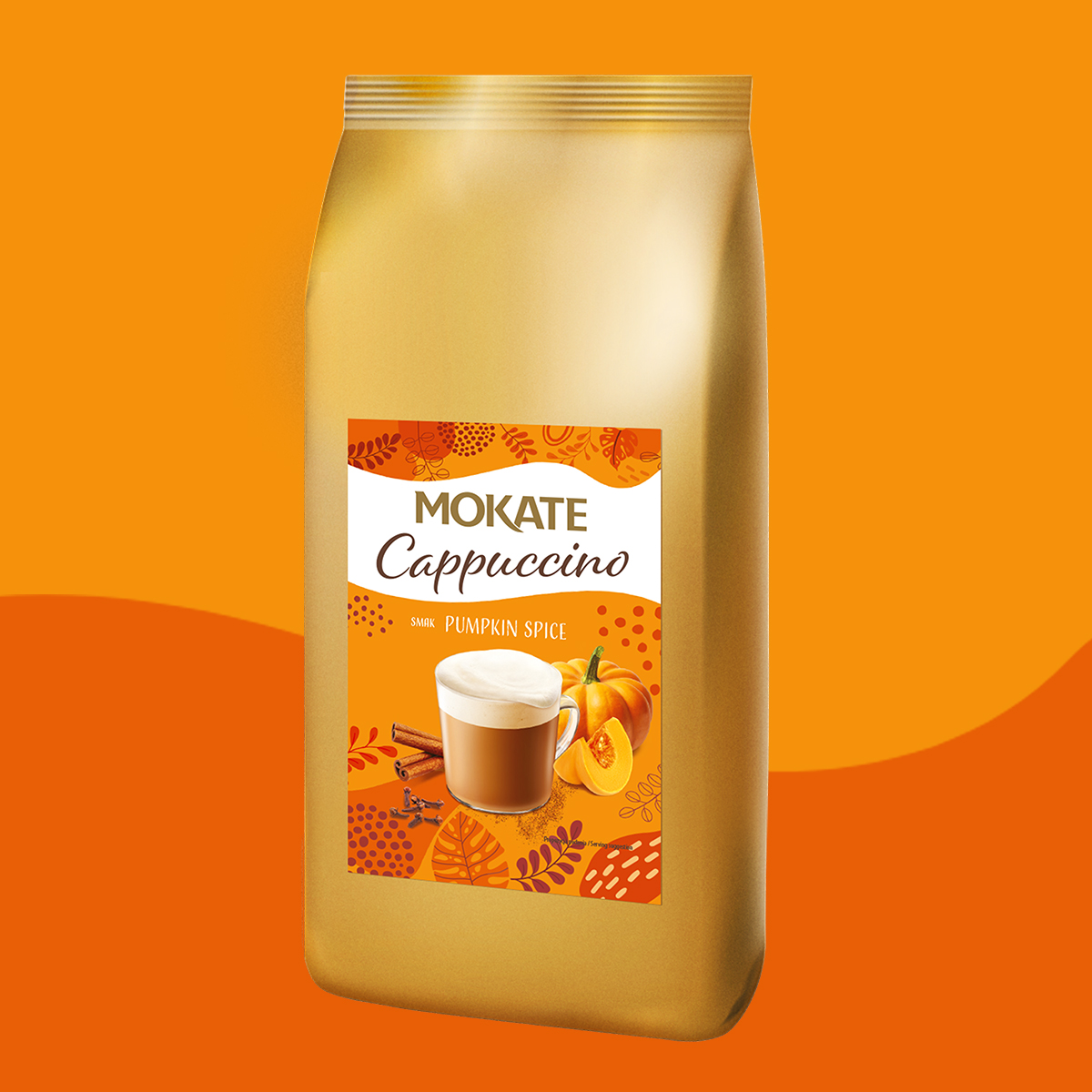 CAPPUCCINO PUMPKIN SPICE 800g Wersja XXL Smak Jesieni