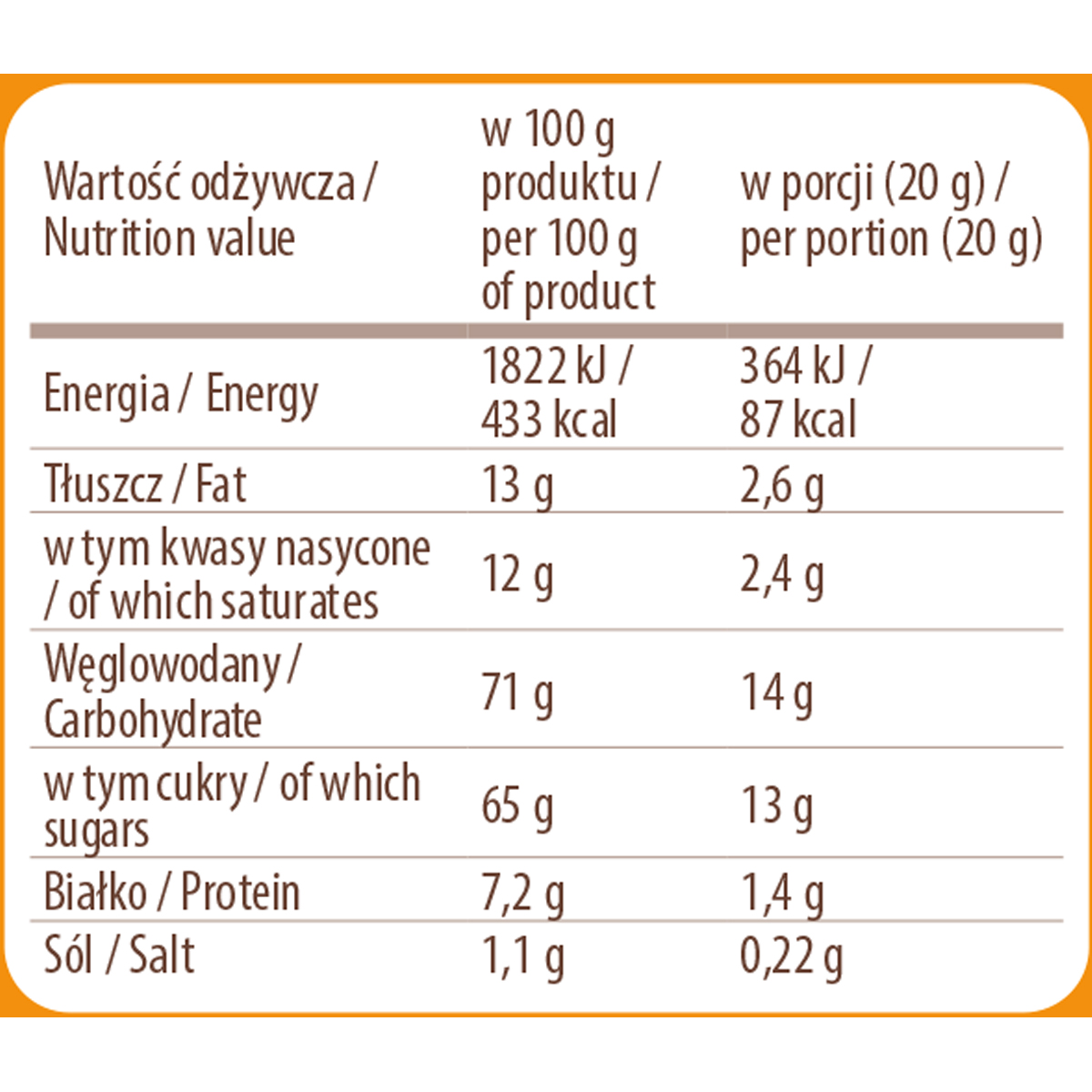 CAPPUCCINO PUMPKIN SPICE 40G
