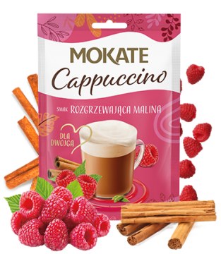CAPPUCCINO ROZGRZEWAJĄCA MALINA 40G