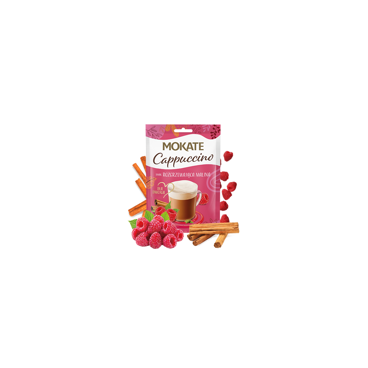 CAPPUCCINO ROZGRZEWAJĄCA MALINA 40G