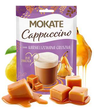 CAPPUCCINO KARMELIZOWANA GRUSZKA 40G