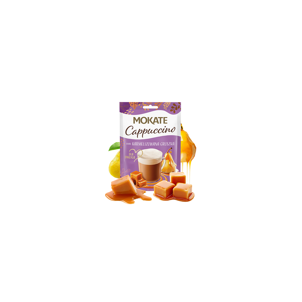 CAPPUCCINO KARMELIZOWANA GRUSZKA 40G