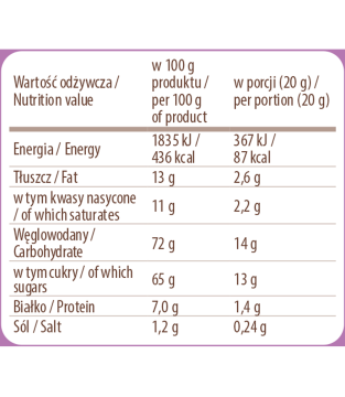 CAPPUCCINO KARMELIZOWANA GRUSZKA 40G