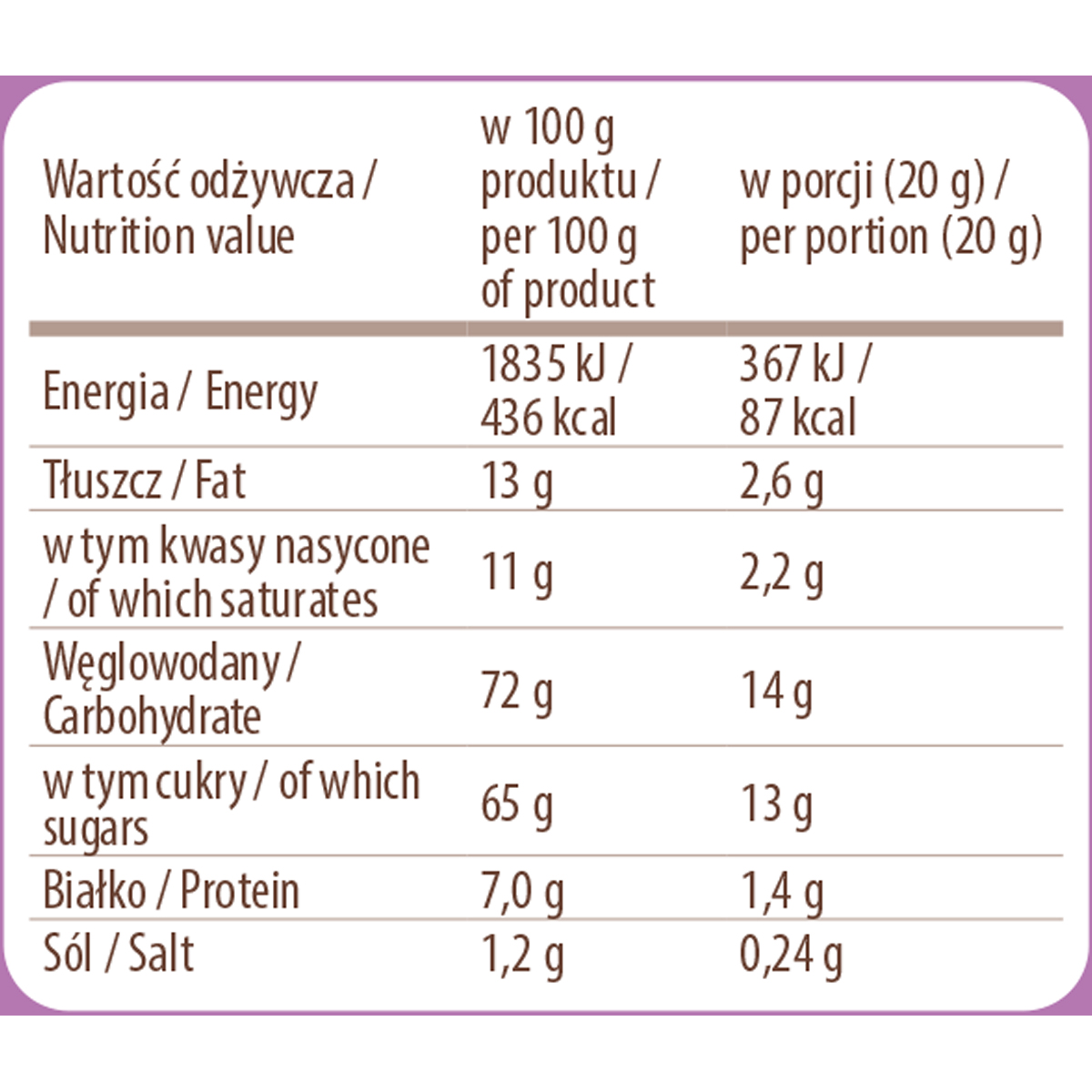 CAPPUCCINO KARMELIZOWANA GRUSZKA 40G