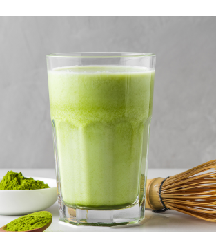 CHERRY-FLAVOURED MATCHA LATTE 40G