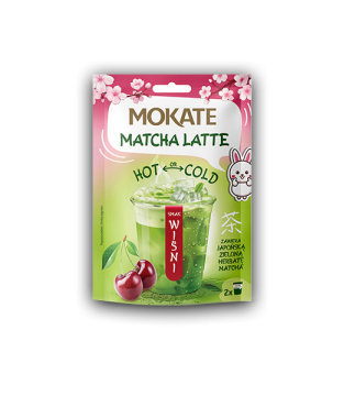 LATTE MATCHA O SMAKU WIŚNI 40G