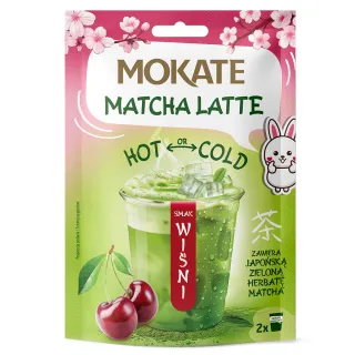 CHERRY-FLAVOURED MATCHA LATTE 40G