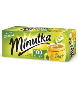 Minutka Green Tea, 100 tea bags