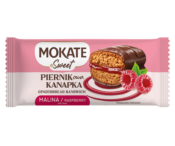 KANAPKA PIERNIKOWA MALINOWA MOKATE