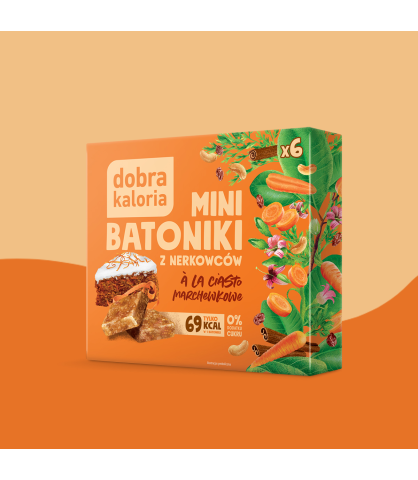 Mini Batoniki o smaku ciasta marchewkowego