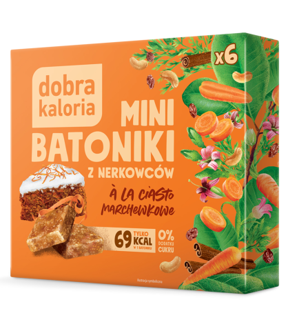 Mini Batoniki o smaku ciasta marchewkowego