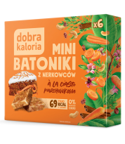 Mini Batoniki o smaku ciasta marchewkowego