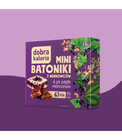 Mini Batoniki o smaku ciasta porzeczkowego