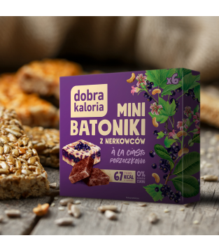 Mini Batoniki o smaku ciasta porzeczkowego