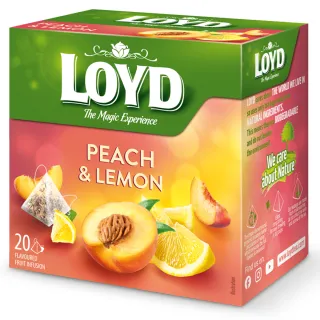HERBATKA OWOCOWA LOYD BRZOSKWINIA Z CYTRYNĄ 20 TOREBEK