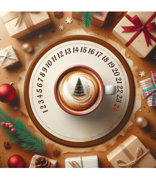 Advent Calendar: 24 sachets of Cappuccino and Coffee Drinks