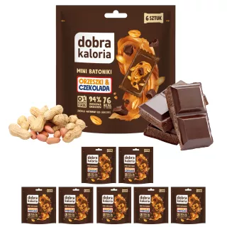 MINI BATONIKI ORZESZKI & CZEKOLADA 108G DOYPACK