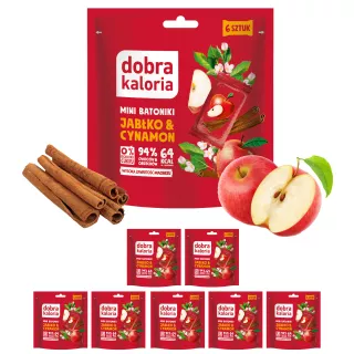 MINI BATONIKI JABŁKO&CYNAMON 108G DOYPACK