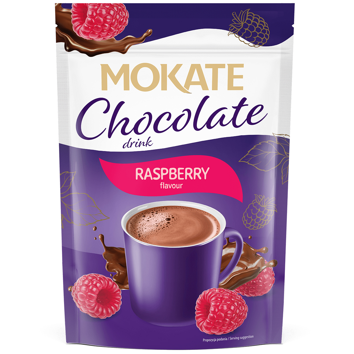 NAPÓJ CZEKOLADOWY MOKATE O SMAKU MALINOWYM 120 G