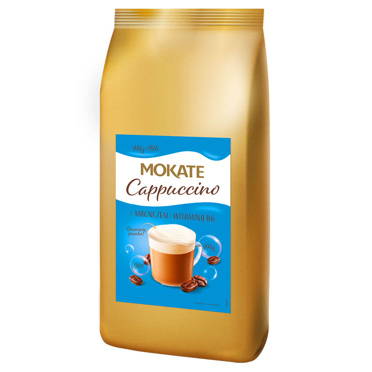 Kawa Cappuccino Magnez + Witamina B6 800g Mokate