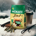 Napój Kawowy Kawa 3w1 Instant Mix Kawowy Kardamon Wanilia Mokate 17gx12 Napój Kawowy Kawa 3w1 Instant Mix Kawowy Kardamon Wanilia Mokate 17gx12
