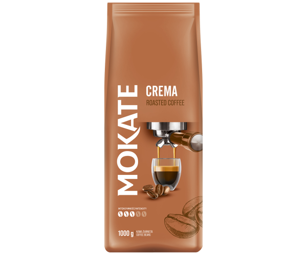 Mokate Crema 1kg Kawa Ziarnista Robusta&Arabica