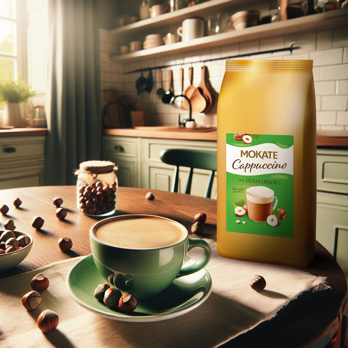 Mokate Hazelnut Cappuccino Mega Pack 800g