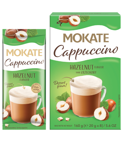 Cappuccino Mokate o smaku Orzechowym 160 g