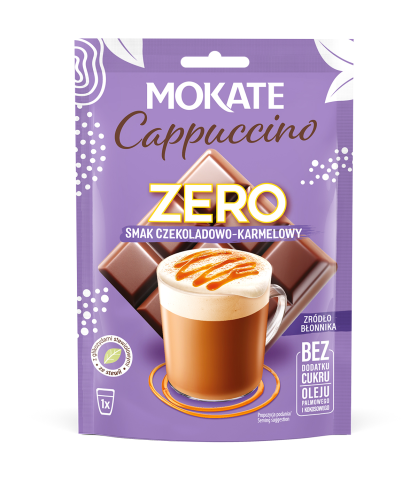 CAPPUCCINO MOKATE ZERO CZEKOLADA KARMEL 20G