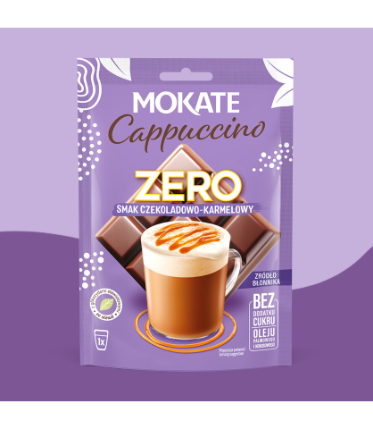 CAPPUCCINO MOKATE ZERO CZEKOLADA KARMEL 20G